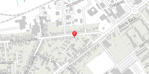 Trafikstøjkort på Museumsgade 84, . , 4930 Maribo
