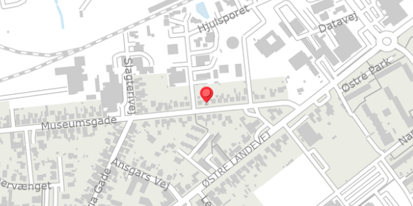 Trafikstøjkort på Museumsgade 85, 4930 Maribo
