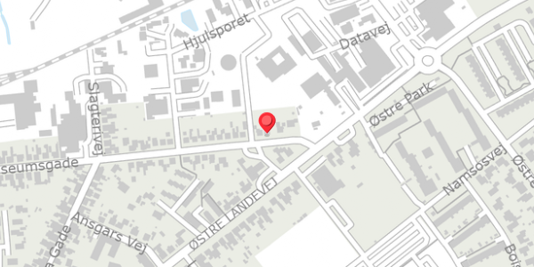 Trafikstøjkort på Museumsgade 101, 4930 Maribo