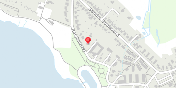 Trafikstøjkort på Refshalevej 77, 4930 Maribo