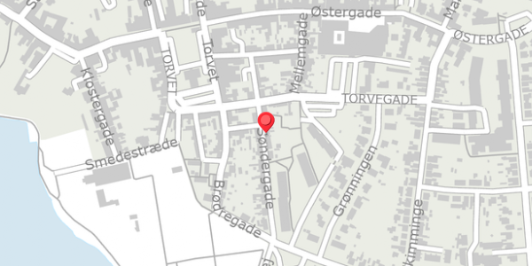 Trafikstøjkort på Søndergade 21, 4930 Maribo