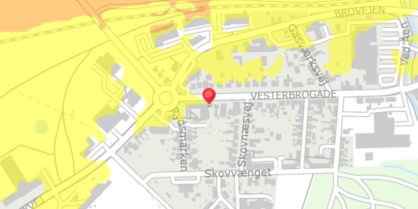 Trafikstøjkort på Vesterbrogade 51, . , 4930 Maribo