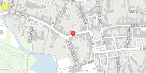 Trafikstøjkort på Vestergade 9, . , 4930 Maribo
