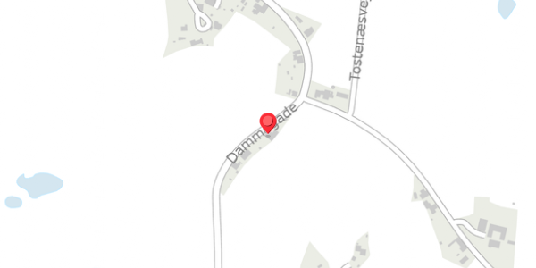 Trafikstøjkort på Dammegade 50, . , 4792 Askeby