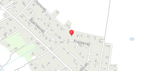Trafikstøjkort på Frejasvej 8, . , 4792 Askeby