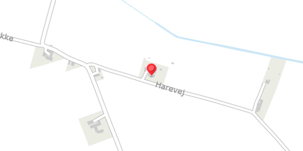 Trafikstøjkort på Harevej 1, 4780 Stege