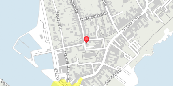 Trafikstøjkort på Langgade 4, . , 4780 Stege
