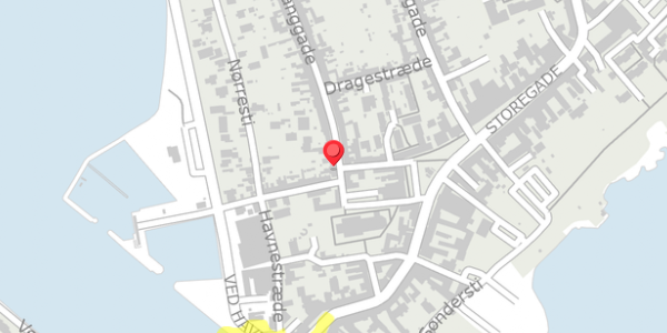 Trafikstøjkort på Langgade 7A, . , 4780 Stege