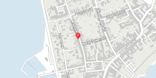 Trafikstøjkort på Langgade 31, . , 4780 Stege