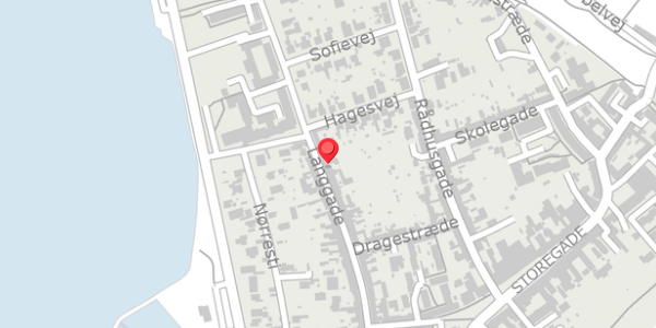 Trafikstøjkort på Langgade 48, . , 4780 Stege