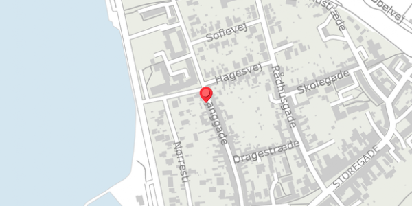 Trafikstøjkort på Langgade 53, . , 4780 Stege