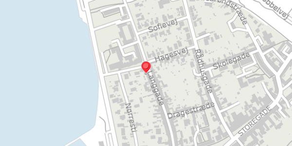 Trafikstøjkort på Langgade 55A, . , 4780 Stege