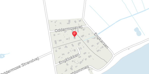 Trafikstøjkort på Oddermosevej 12, . , 4780 Stege