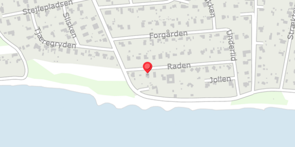 Trafikstøjkort på Raden 6, . , 4780 Stege
