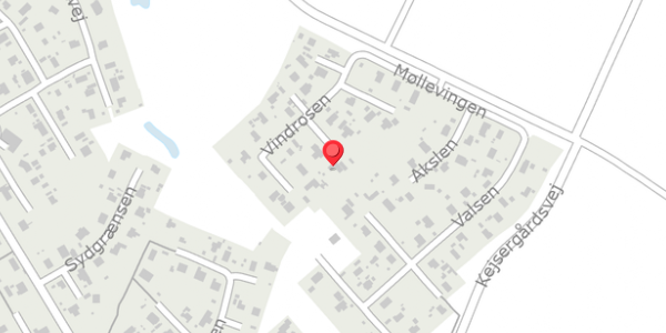 Trafikstøjkort på Vindrosen 21, . , 4793 Bogø By