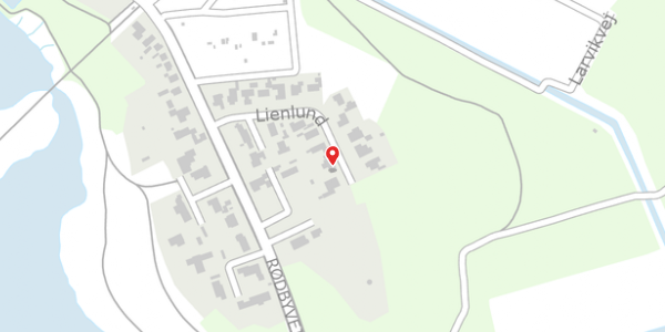 Trafikstøjkort på Lienlund 16, . , 4900 Nakskov