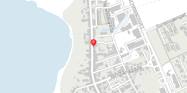 Trafikstøjkort på Adelgade 21, 4880 Nysted