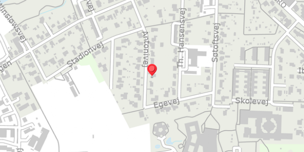Trafikstøjkort på Antonivej 21, 4720 Præstø