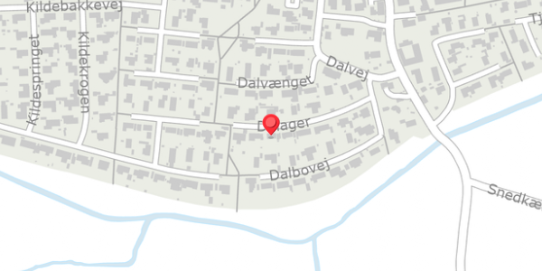 Trafikstøjkort på Dalager 11, 4690 Haslev