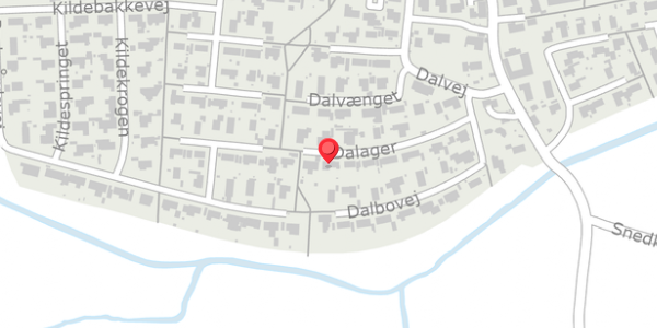 Trafikstøjkort på Dalager 13, 4690 Haslev