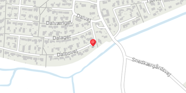Trafikstøjkort på Dalbovej 7, 4690 Haslev