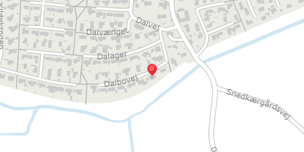 Trafikstøjkort på Dalbovej 9, 4690 Haslev