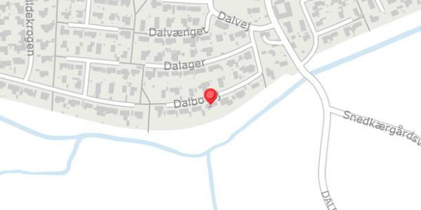 Trafikstøjkort på Dalbovej 13, 4690 Haslev