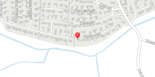 Trafikstøjkort på Dalbovej 21, 4690 Haslev