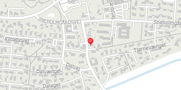 Trafikstøjkort på Dalbyvej 7, 4690 Haslev
