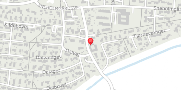 Trafikstøjkort på Dalbyvej 13, 4690 Haslev