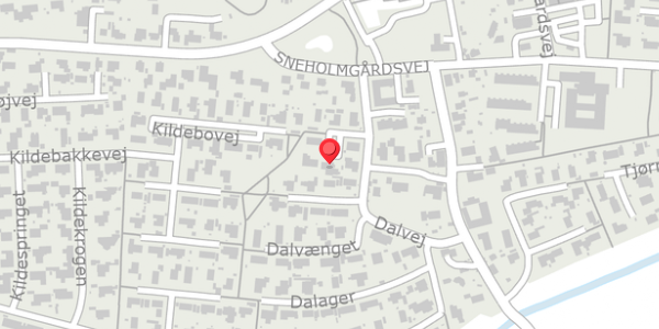 Trafikstøjkort på Dalsvinget 5, 4690 Haslev