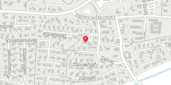 Trafikstøjkort på Dalsvinget 10, 4690 Haslev