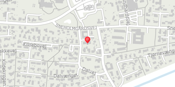 Trafikstøjkort på Dalvej 9, 4690 Haslev