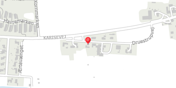 Trafikstøjkort på Druestrupvej 6, . , 4690 Haslev