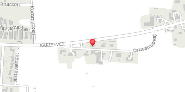 Trafikstøjkort på Druestrupvej 7, 4690 Haslev