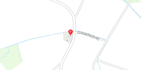 Trafikstøjkort på Gisselfeldvej 24, . , 4690 Haslev