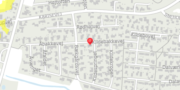 Trafikstøjkort på Kildebakkevej 4, . , 4690 Haslev