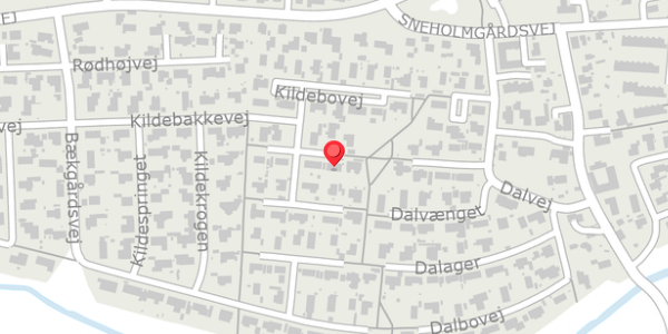 Trafikstøjkort på Kildebakkevej 27, . , 4690 Haslev