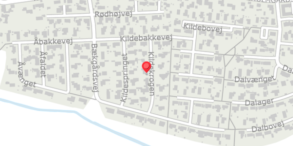 Trafikstøjkort på Kildekrogen 8, . , 4690 Haslev