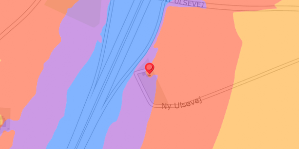 Trafikstøjkort på Ny Ulsevej 9, . , 4690 Haslev