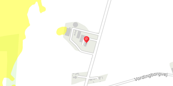 Trafikstøjkort på Vordingborgvej 380, . , 4690 Haslev