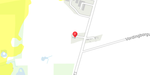 Trafikstøjkort på Vordingborgvej 384, 4690 Haslev