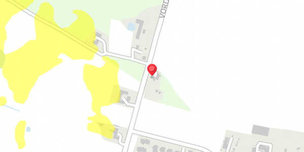 Trafikstøjkort på Vordingborgvej 385, . , 4690 Haslev