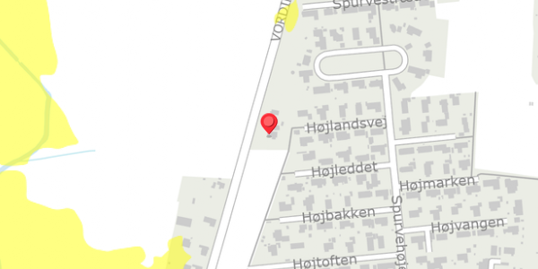 Trafikstøjkort på Vordingborgvej 399, . , 4690 Haslev