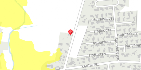 Trafikstøjkort på Vordingborgvej 404, 4690 Haslev