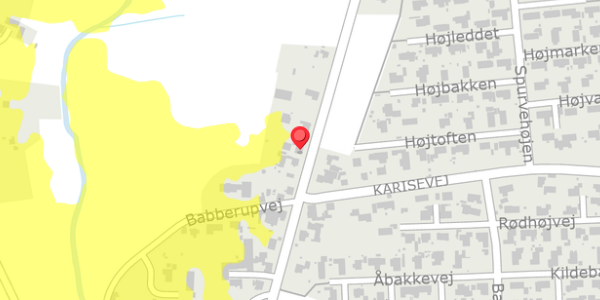 Trafikstøjkort på Vordingborgvej 412, . , 4690 Haslev