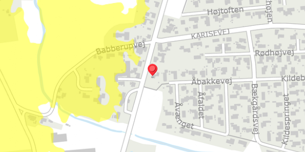 Trafikstøjkort på Vordingborgvej 421, 4690 Haslev