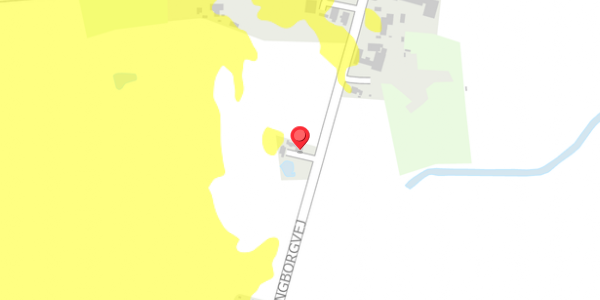 Trafikstøjkort på Vordingborgvej 438, . , 4690 Haslev