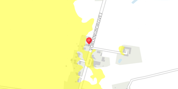 Trafikstøjkort på Vordingborgvej 442, . , 4690 Haslev