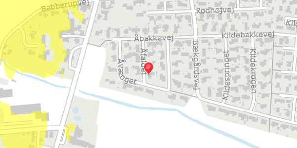 Trafikstøjkort på Åfaldet 7, . , 4690 Haslev